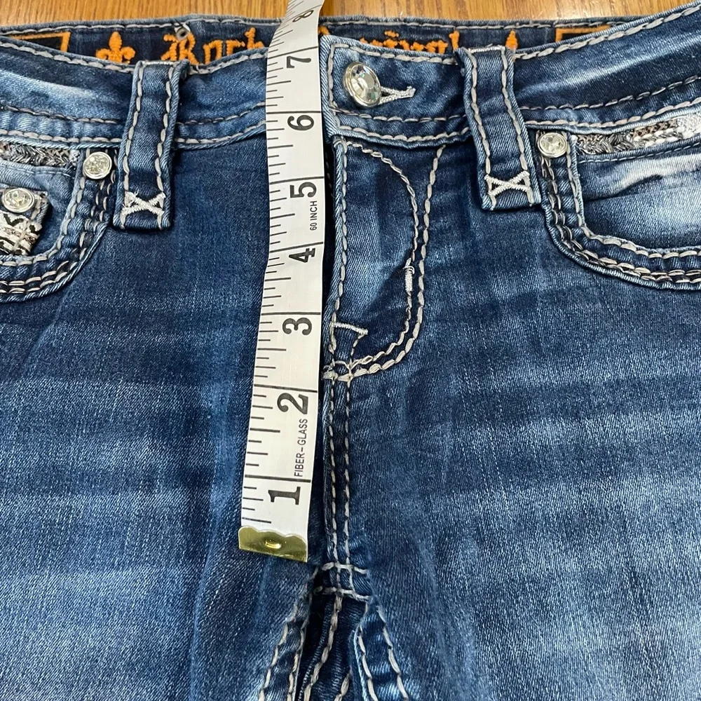 👖Rock Revival Size 26 Celinda Skinny Ankle Med Wash Jeans - Picture 9 of 16